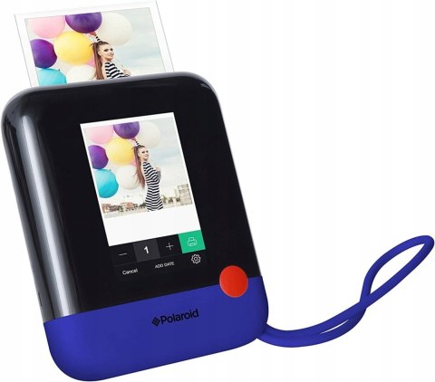 Aparat natychmiastowy z wyświetlaczem Polaroid POP niebieski BLUETOOTH WIFI