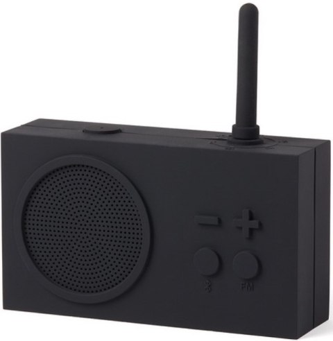 Głośnik przenośny Lexon Tykho 3 FM BLUETOOTH czarny 3 W