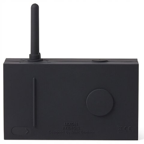 Głośnik przenośny Lexon Tykho 3 FM BLUETOOTH czarny 3 W