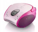 Radio sieciowe FM Lenco SCD-24 CD PINK