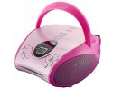 Radio sieciowe FM Lenco SCD-24 CD PINK