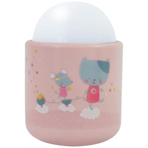 Lampka nocna Pabobo odcienie różowego