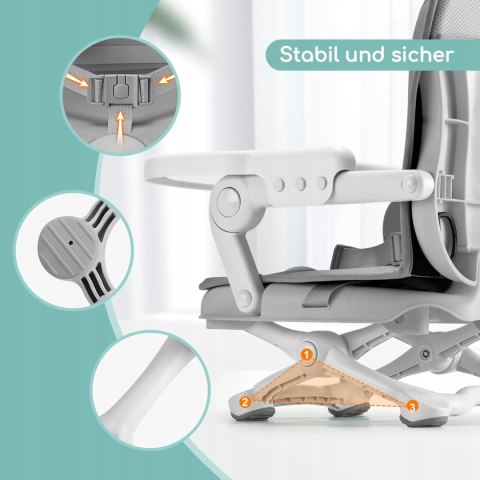 Uuoeebb Przenośne siedzisko podwyższające stołowe