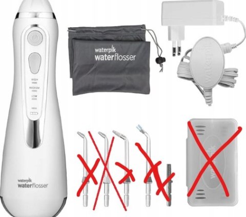 Irygator Waterpik WP-560EU bezprzewodowy biały