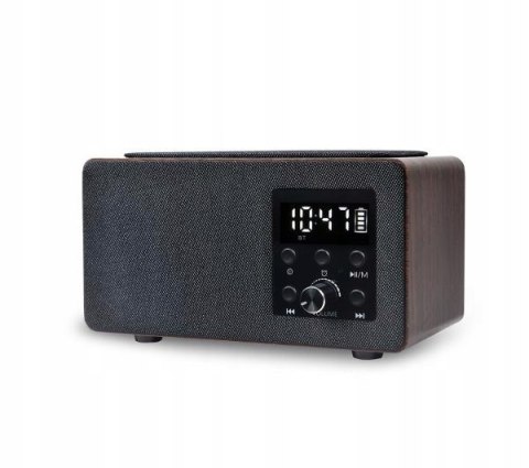 RADIOBUDZIK BLUETOOTH Z ŁADOWARKĄ INDUKCYJNĄ MANTA RDI910WC