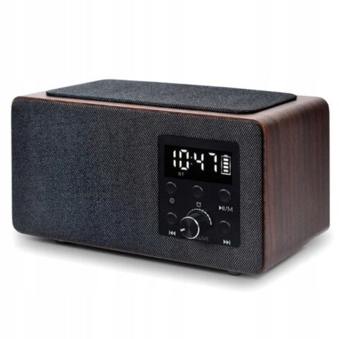 RADIOBUDZIK BLUETOOTH Z ŁADOWARKĄ INDUKCYJNĄ MANTA RDI910WC