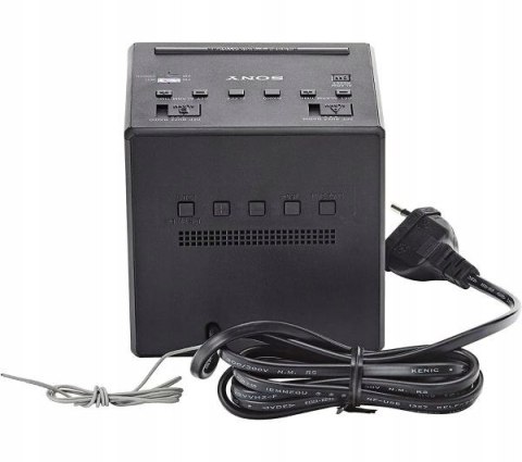 Radiobudzik FM Sony ICF-C1 ICFC1B.CED, czarny