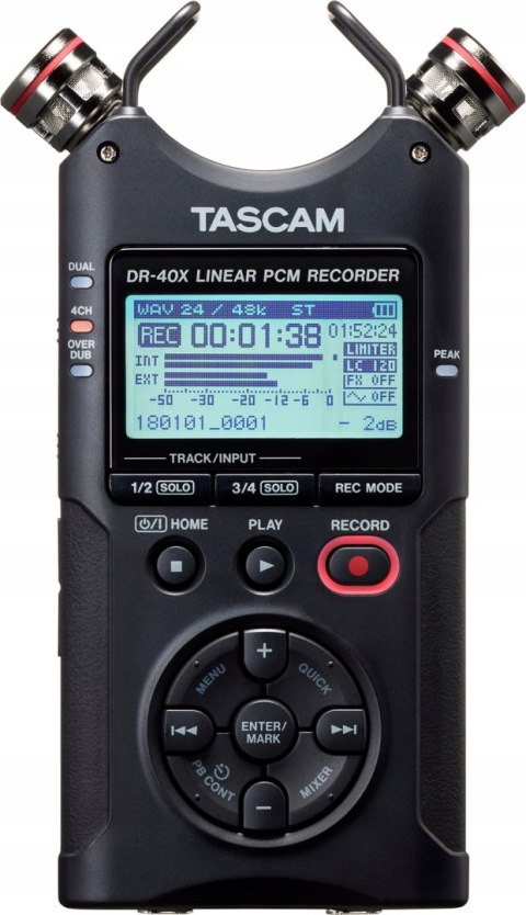 Tascam DR-40X cyfrowy rejestrator audio 4 ścieżki