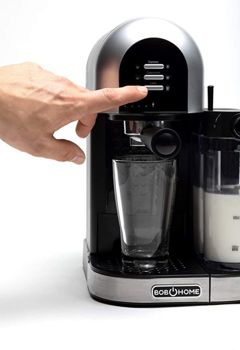 Automatyczny ekspres ciśnieniowy Bob Home Lattessa 1840 W czarny