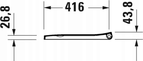 Deska sedesowa Duravit Viu, 002129