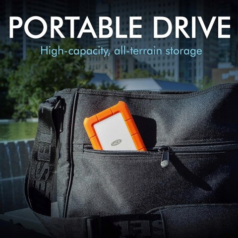 Dysk przenośny HDD LaCie Rugged 2TB USB-C Dysk przenośny HDD LaCie Rugged 2TB USB-C