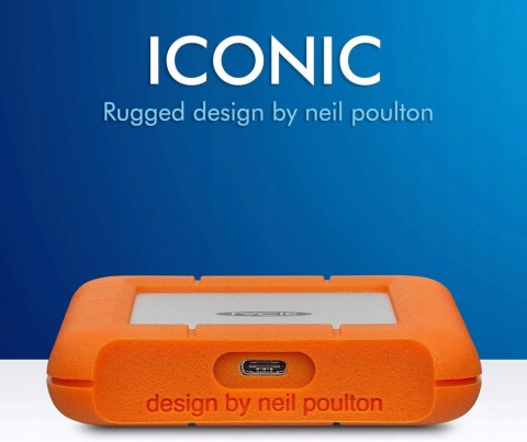 Dysk przenośny HDD LaCie Rugged 2TB USB-C Dysk przenośny HDD LaCie Rugged 2TB USB-C