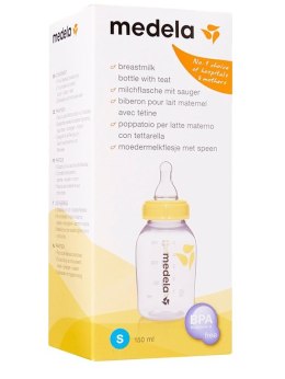 MEDELA Butelka ze smoczkiem o wolnym przepływie S - 150 ml