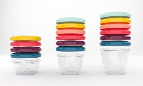Zestaw naczyń tworzywo sztuczne Babymoov