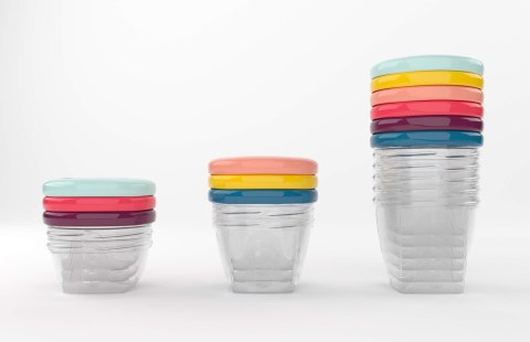 Zestaw naczyń tworzywo sztuczne Babymoov