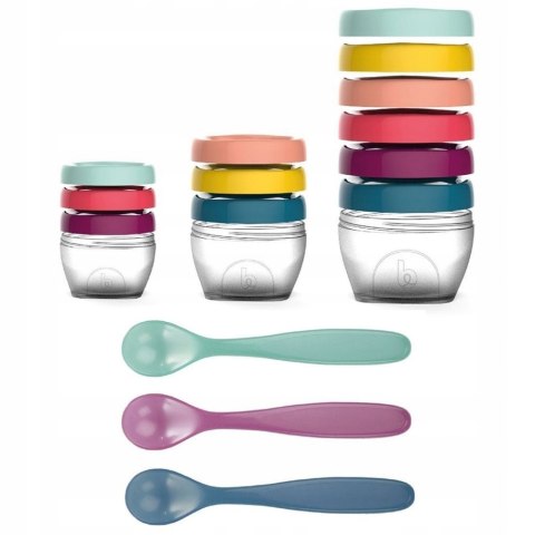 Zestaw naczyń tworzywo sztuczne Babymoov
