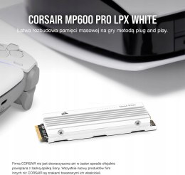 Dysk SSD Corsair MP600 PRO LPX 2TB M.2 PCIe PS5