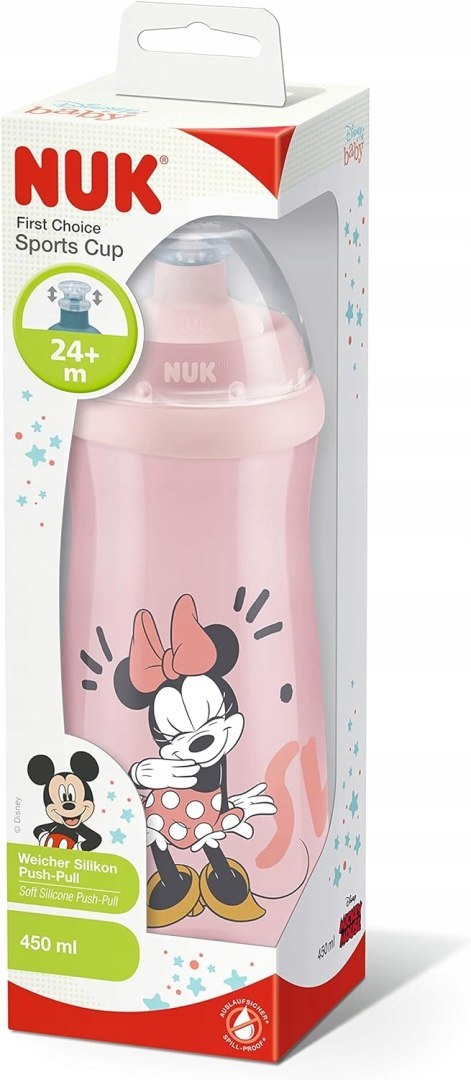 Kubek NUK Myszka Minnie różowy 450 ml