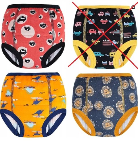 MOEMOEBABY Potty Training Pants Spodnie do nauki korzystania z toalety 3szt