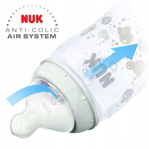 NUK First Choice+ butelki ze szkła, zestaw startowy 0-6 m-cy antykolkowe