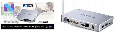 ANDROID TV BOX HIMEDIA Q5 PRO QUAD CORE 4K HDR