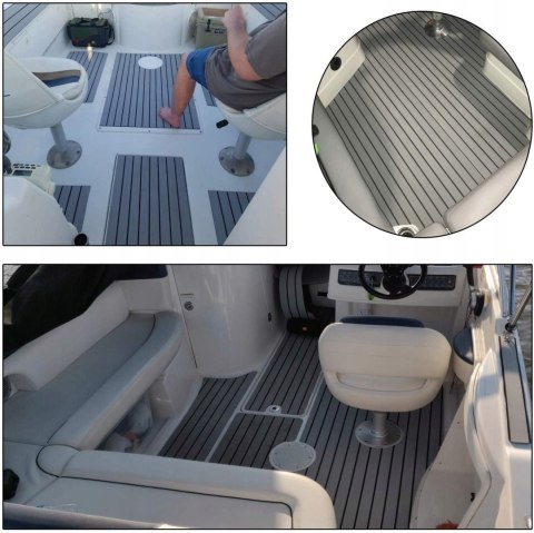 Mata piankowa Eva podłoga 240 x 90cm JACHTY ŁODZIE