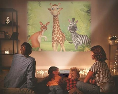 Lexibook Mini kino domowe - projektor do filmów, gier i zdjęć