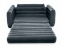 Materac dwuosobowy łóżko kanapa sofa dmuchana INTEX 224 x 203 x 66 cm szara