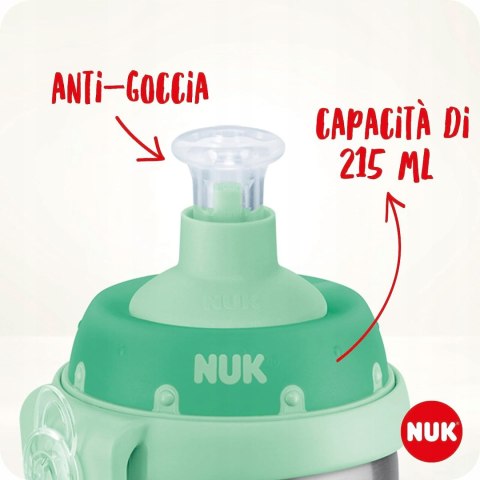 Nuk First Choice Junior Cup stal szlachetna 18m+