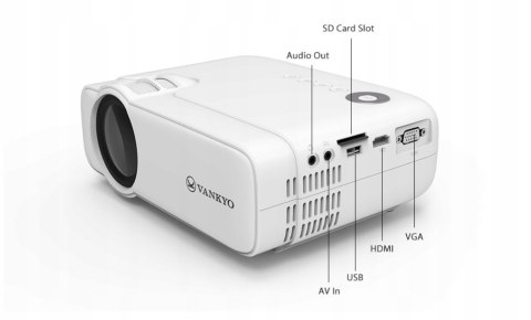 Projektor LED Vankyo Leisure 430 biały HD 1080P