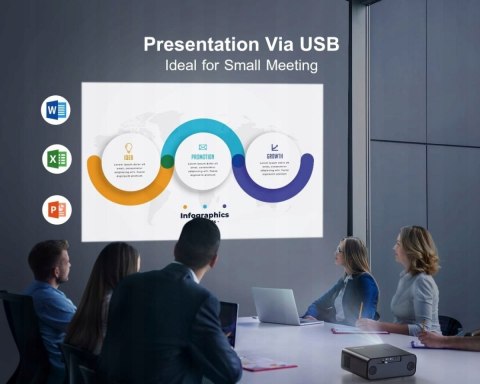 Projektor Wimius P62 1080P 480ANSI 20000:1 WIFI 6 AUTOFOKUS ZOOM BLUETOOTH