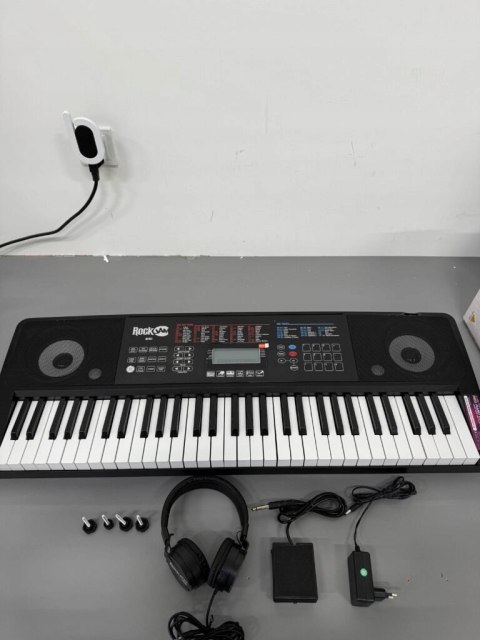 RockJam RJ761-SK 61 Keyboard Elektroniczny, 61 Klawiszy, Czarny