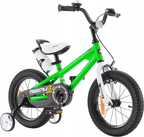 Rower dziecięcy BMX Royal Baby Freestyle zielony koła 16"