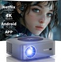 Sainellor projektor 4K z systemem Android 12.0 OS 4 GB RAM 32 GB ROM