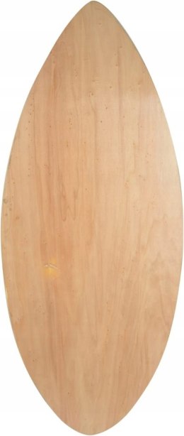 Skimboard Osprey drewniana czarno-biała 103 cm