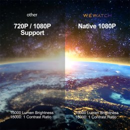 WEWATCH V50 Projektor czarny