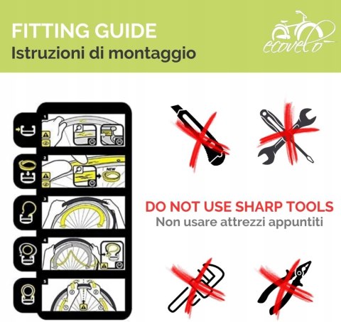 2x opony szosowe Ecovelò 1.75 (47-305) 16x rower dla dzieci