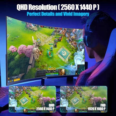 Monitor LED Gawfolk GF270D 27 " 2560 x 1440 px VA