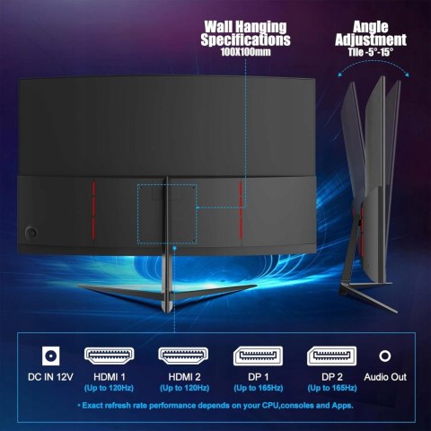 Monitor LED Gawfolk GF270D 27 " 2560 x 1440 px VA