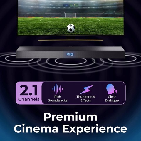 SOUNDBAR PHILIPS TAB8405/10 2.1 240W BT WIFI HIT! SOUNDBAR PHILIPS TAB8405/10 2.1 240W BT WIFI HIT!