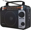 Audiocrazy Radio tranzystorowe AM/FM/SW1-2 Multi-Band