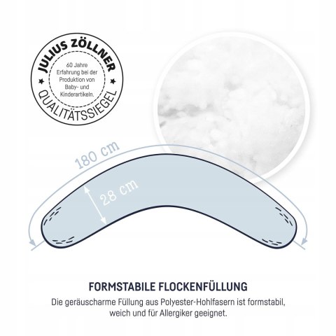 Poduszka do karmienia Julius Zöllner granulat styropianowy