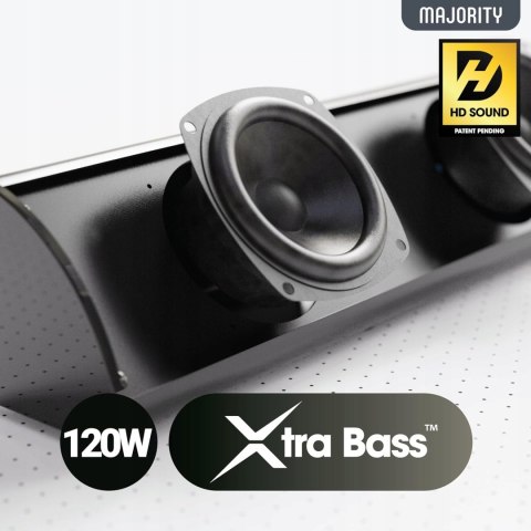 Soundbar Majority Snowdon II 2.1 120 W czarny