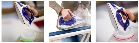 Żelazko Russell Hobbs Supreme Steam Cordless 23300-56 2400W biało-fioletowe