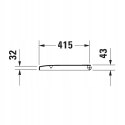 Deska sedesowa Duravit 0064591300 Happy D.2 antracyt mat duroplast