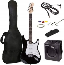 Gitara elektryczna RockJam RJEG01-SK-BK Elektryczna