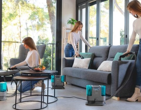 Odkurzacz piorący Cecotec Conga Popstar 3000 CarpetClean 400W srebrny/szary