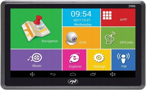 Pni Nawigacja S906 nawigacji GPS i samochodowy rejestrator DVR Dash