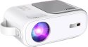 Projektor LCD XIWBSY Bluetooth 1080P obsługiwany, 5G WiFi LED