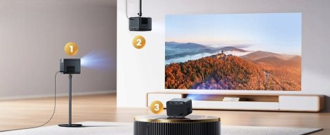 Projektor LCD WiMiUS K9 szary